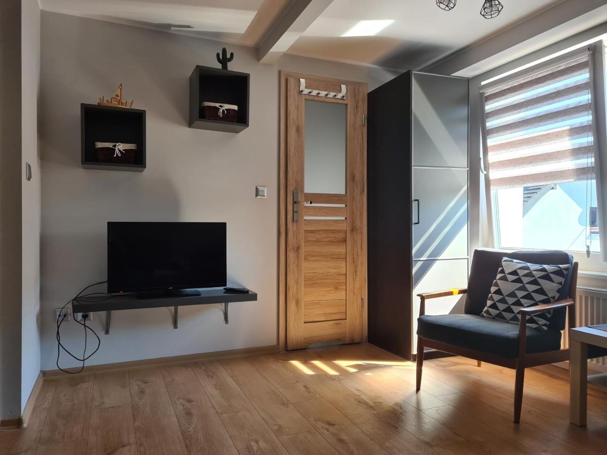 Ferienwohnung Przy Porcie Leba Exterior foto